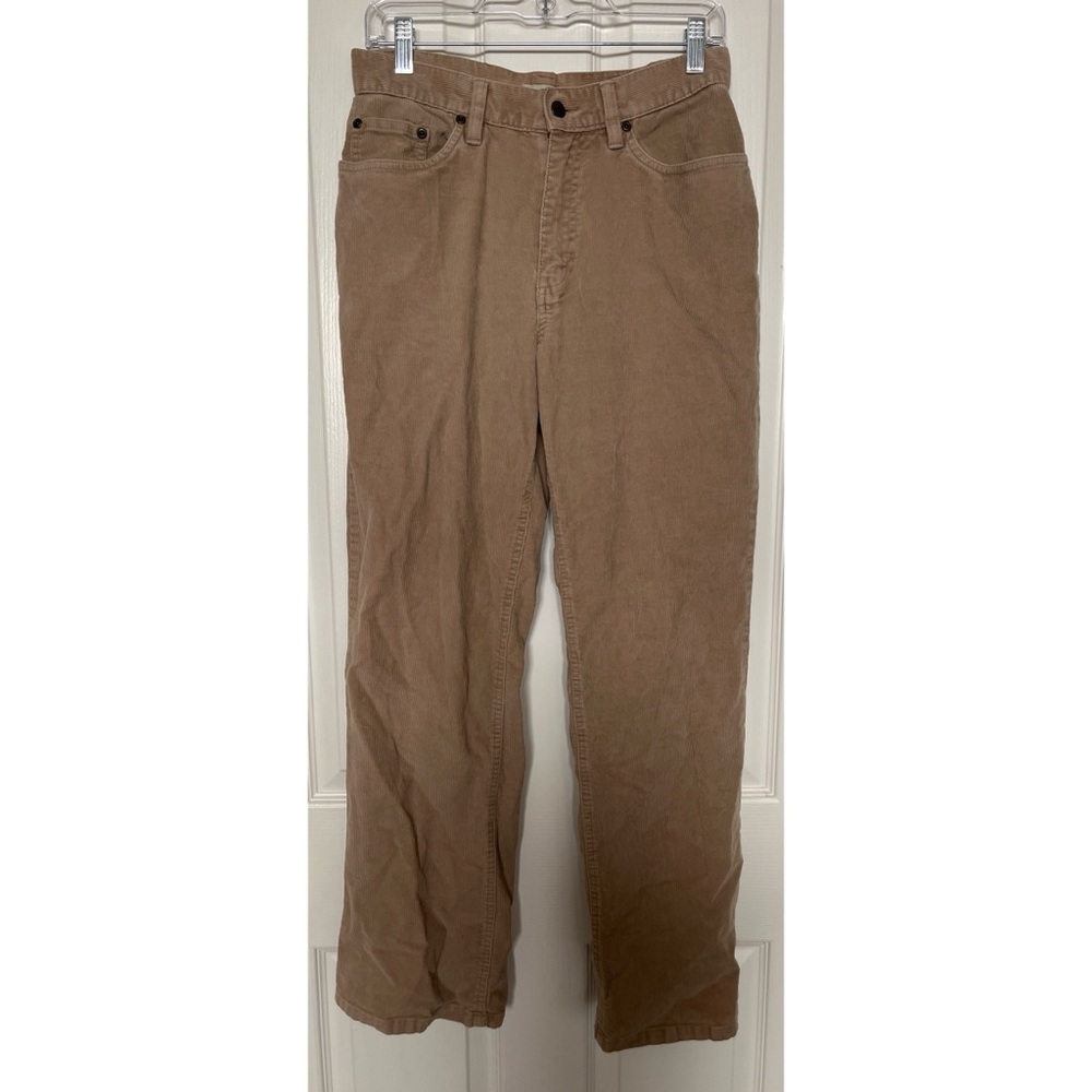 L.L. Bean Tan Corduroy Pants Women’s Size 8